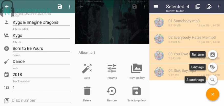 AutoTagger permite la edición simultánea de distintos archivos