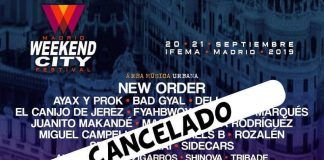 Cancelan festival weekend City Madrid por falta de intereses