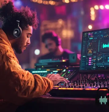 monitoreo de empleados en estudios musicales