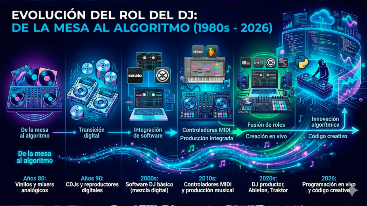 Evolución del DJ – De los 80 al presente